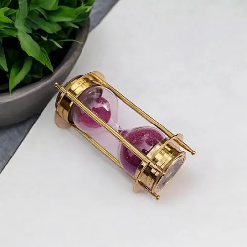 05-Minute Antique Sandtimer with Dual Compass