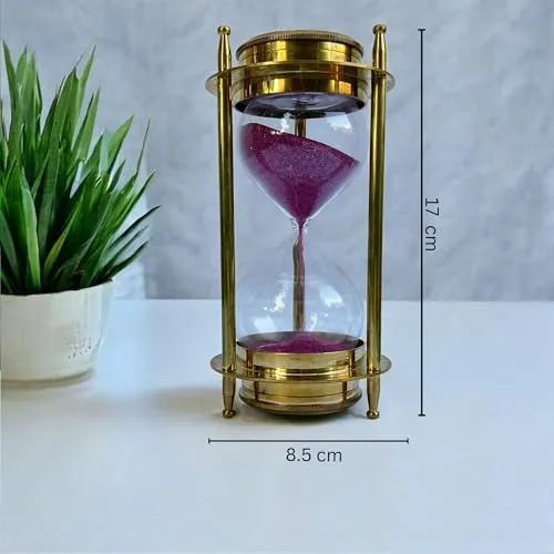 05-Minute Antique Sandtimer with Dual Compass
