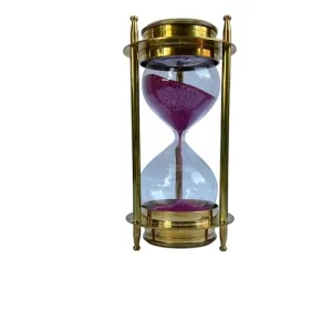 05-Minute Antique Sandtimer with Dual Compass