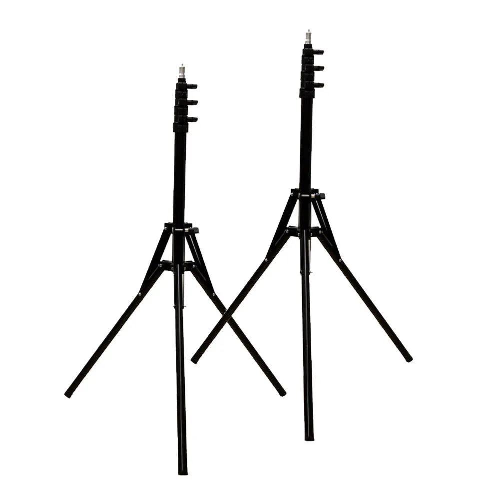 2 x Spectrum 180cm Collapsible Photography Portable Light Stand - Bundle