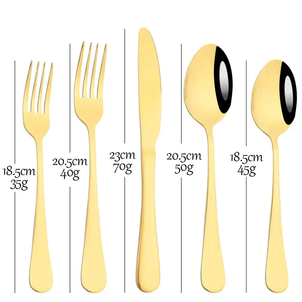 20 Piece Stainless Steel Cutlery Set For Home Dining