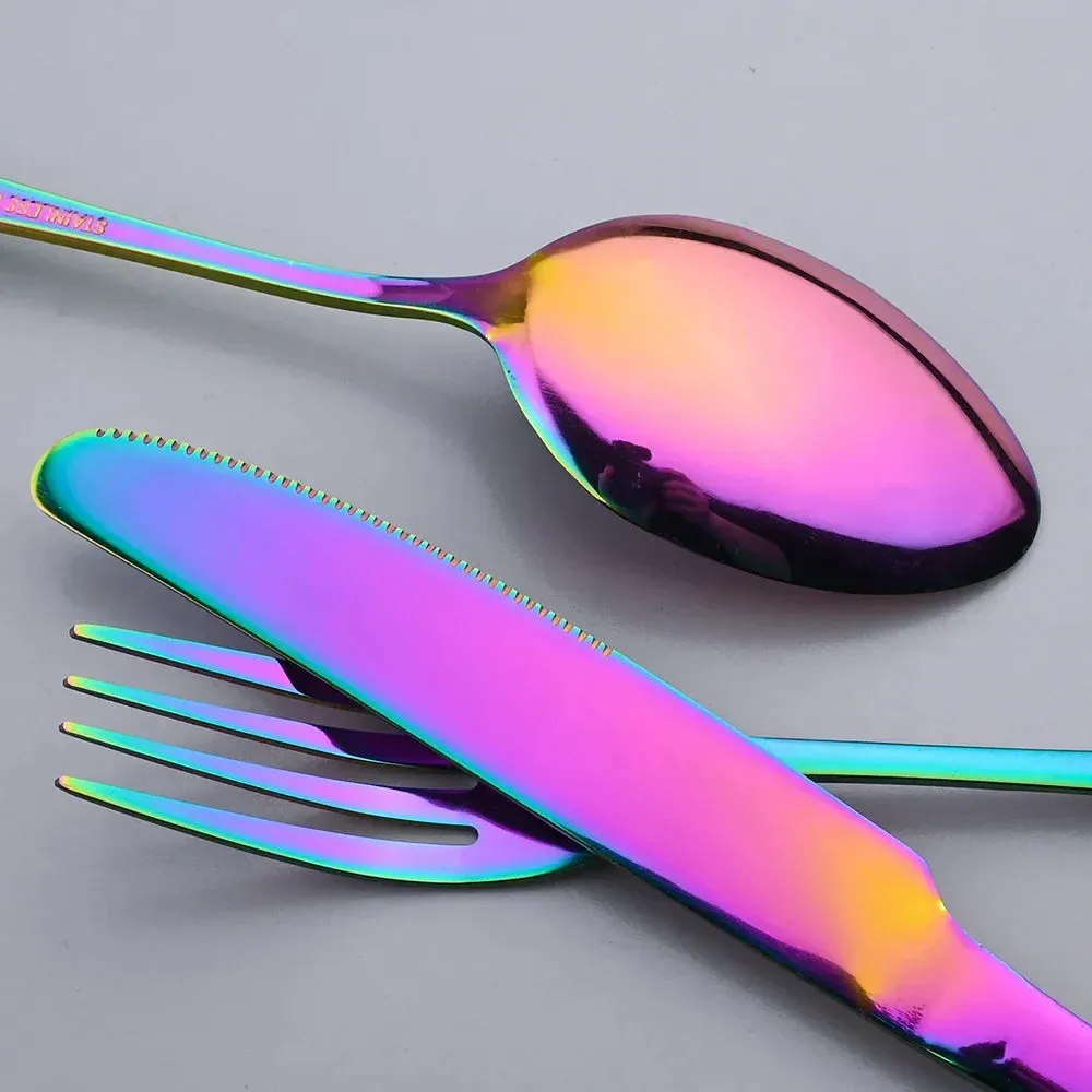 20 Piece Stainless Steel Cutlery Set For Home Dining