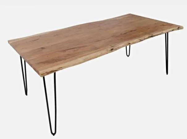 79" Light Live Edge Table