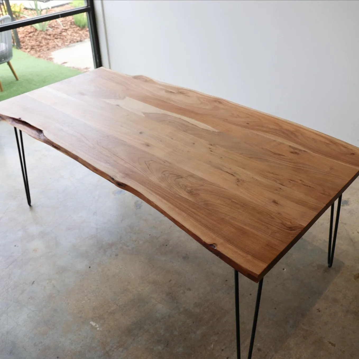 79" Light Live Edge Table