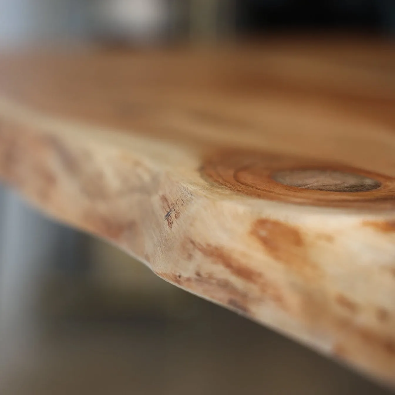 79" Light Live Edge Table