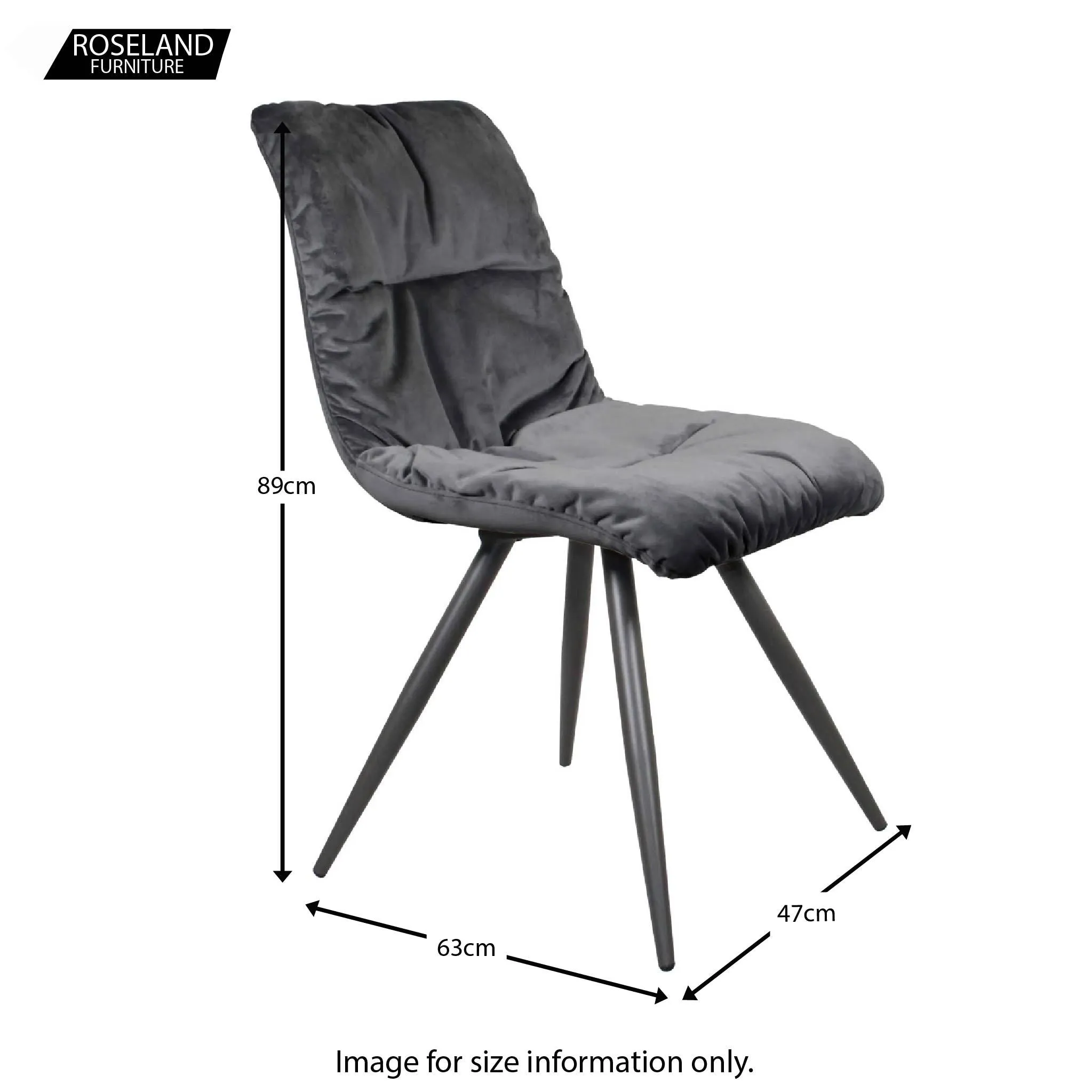 Addison Velvet Chair - Set of 2 Chairs