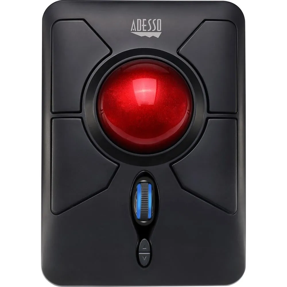 Adesso iMouse T50 Wireless Programmable Ergonomic Trackball Mouse