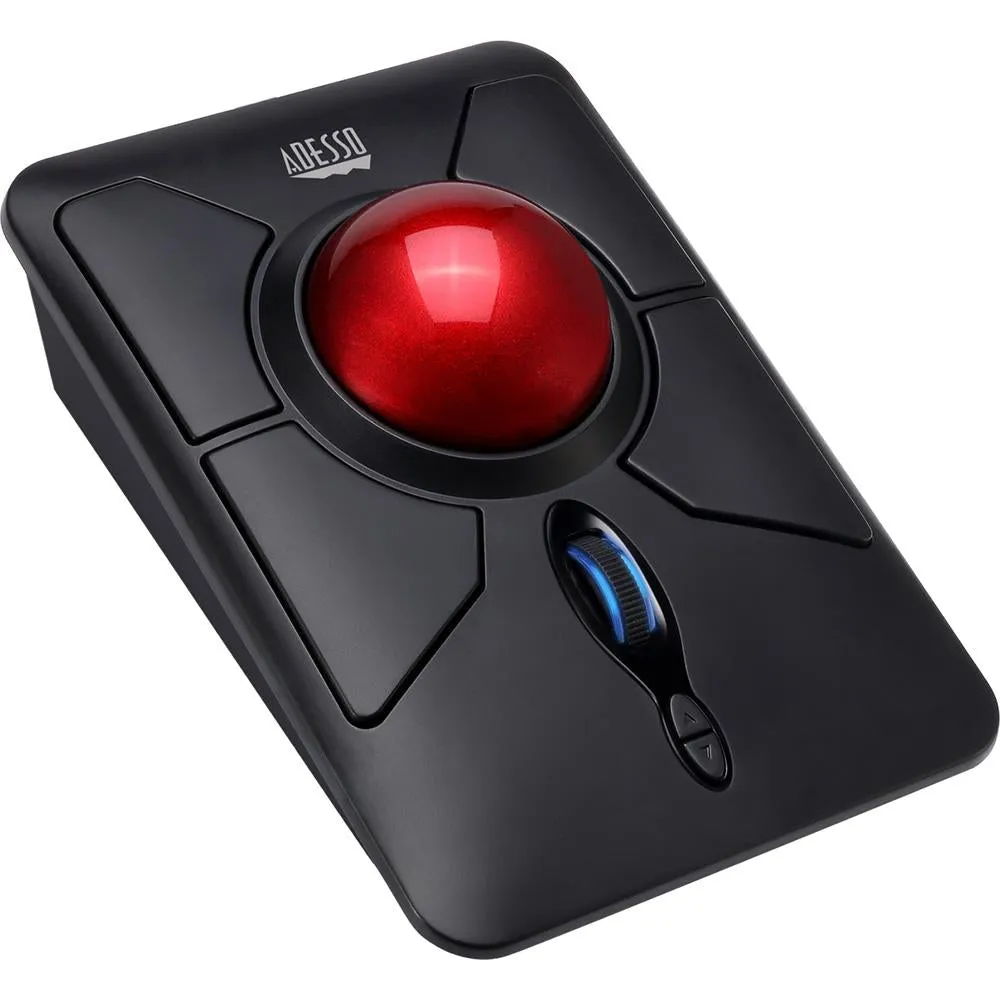 Adesso iMouse T50 Wireless Programmable Ergonomic Trackball Mouse