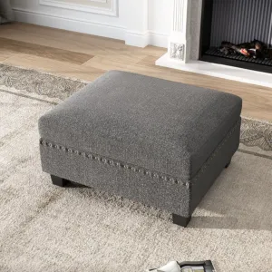 Albert Storage Ottoman Pouffe Puffy for Foot Rest Home Furniture