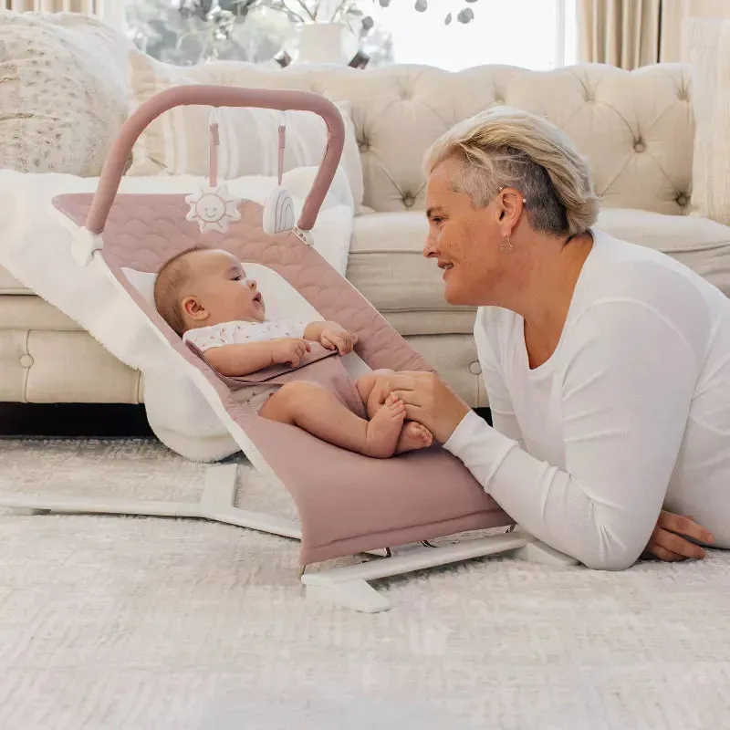 Alpine Deluxe Portable Bouncer - Organic Rose
