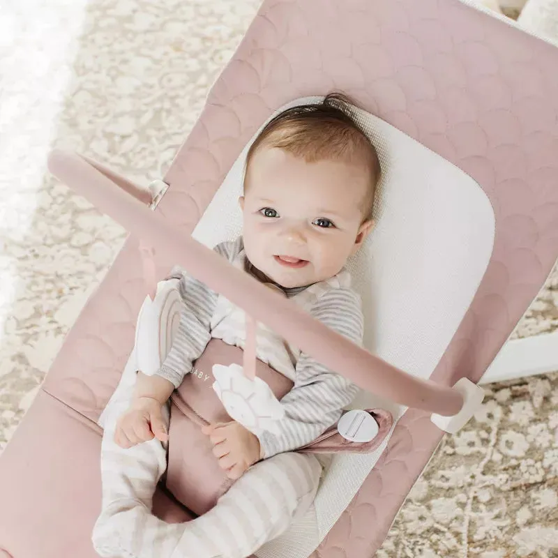 Alpine Deluxe Portable Bouncer - Organic Rose