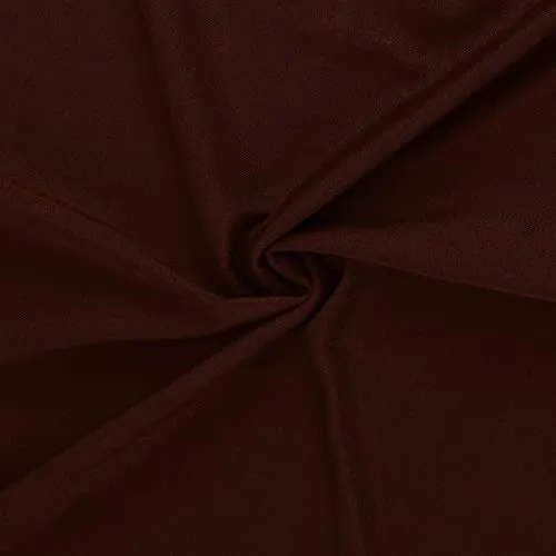Amazon Brand - Solimo Polyester Spandex Stretchable Dining Chair Slipcover (Pack of 4, Brown)