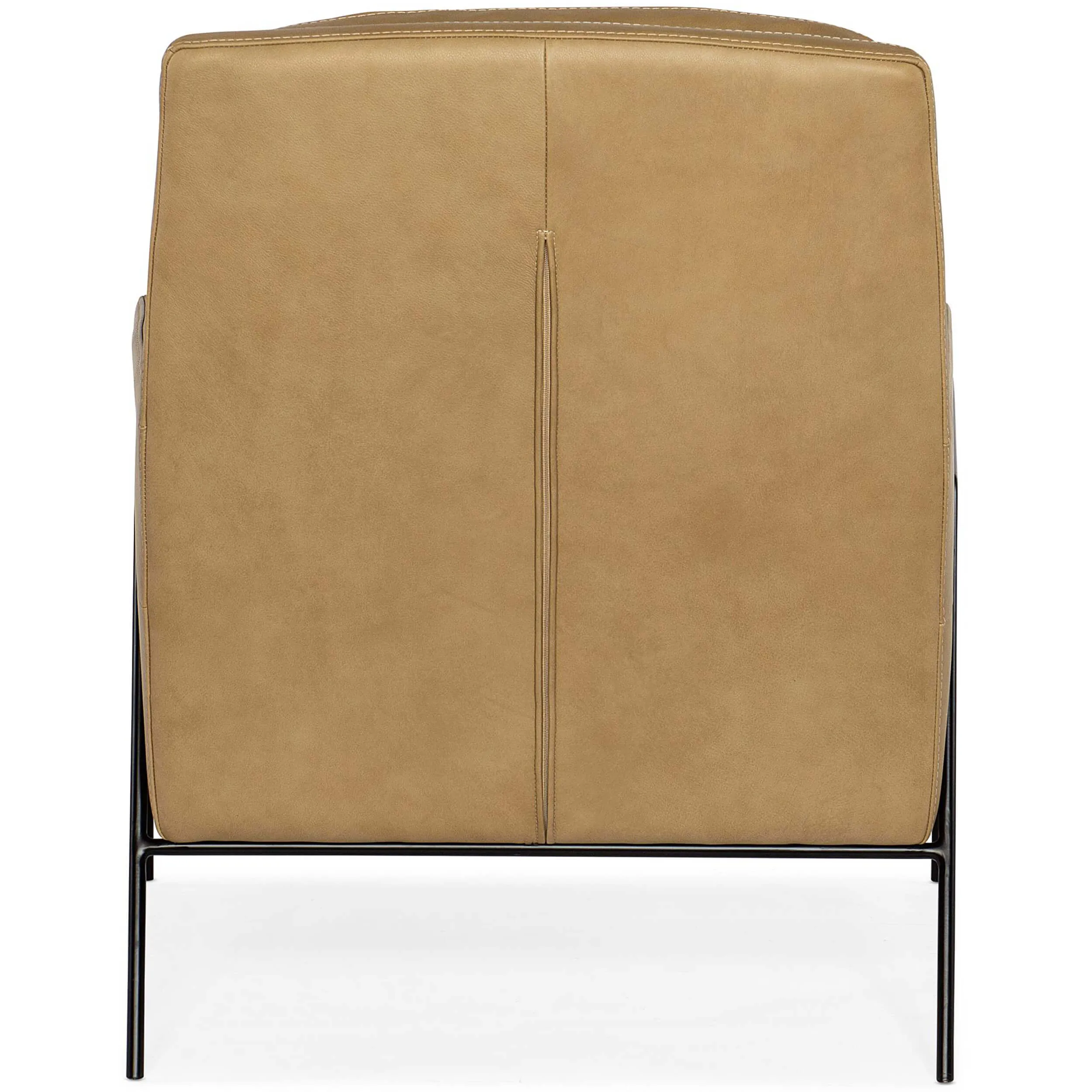 Amette Leather Chair, Ankur Sand