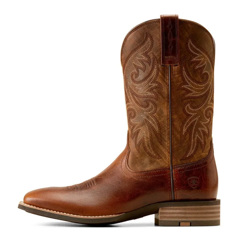 Ariat Men's Slingshot Beasty Brown/Rugged Tan Square Toe Cowboy Boots 10050936