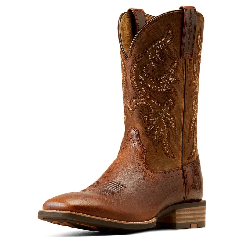 Ariat Men's Slingshot Beasty Brown/Rugged Tan Square Toe Cowboy Boots 10050936