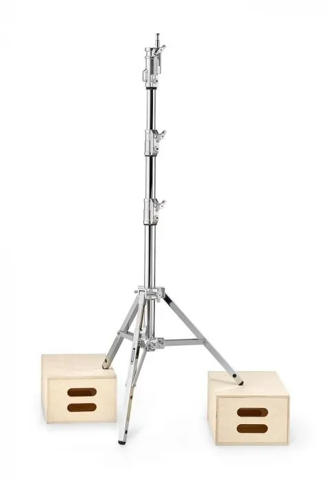 Avenger Combo Steel Stand 20 with Leveling Leg (Chrome-plated, 6.5')