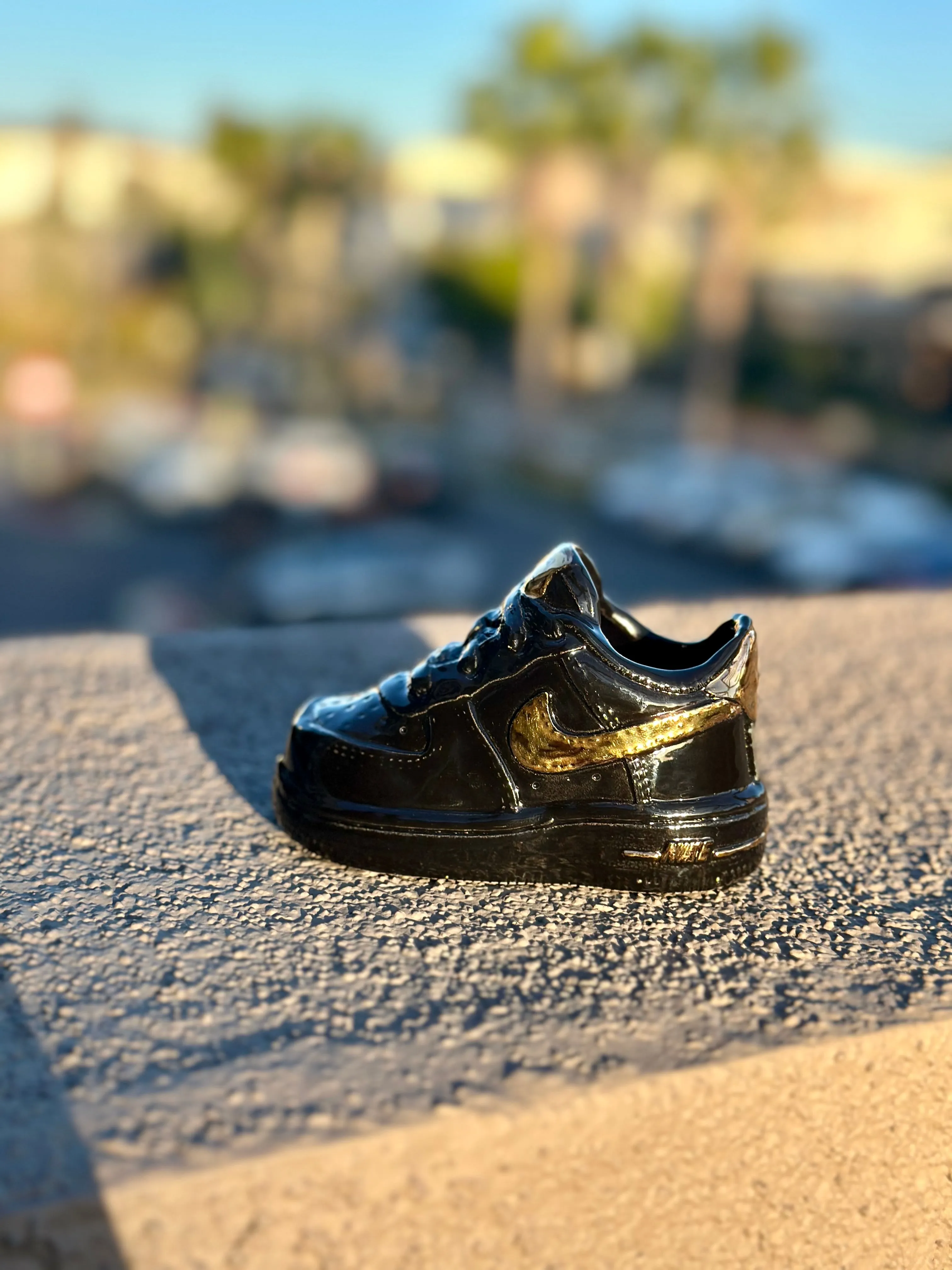 Baby AF1 Black & Gold