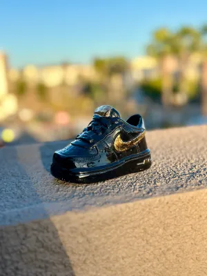 Baby AF1 Black & Gold