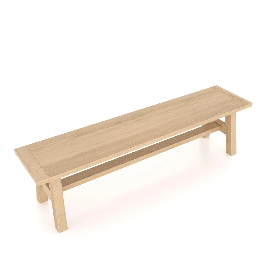 Bassano Oak Bench 180cm