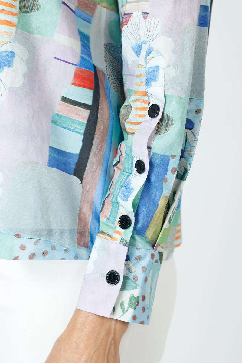 Beau Chemise Melanie Floral Vase Blouse