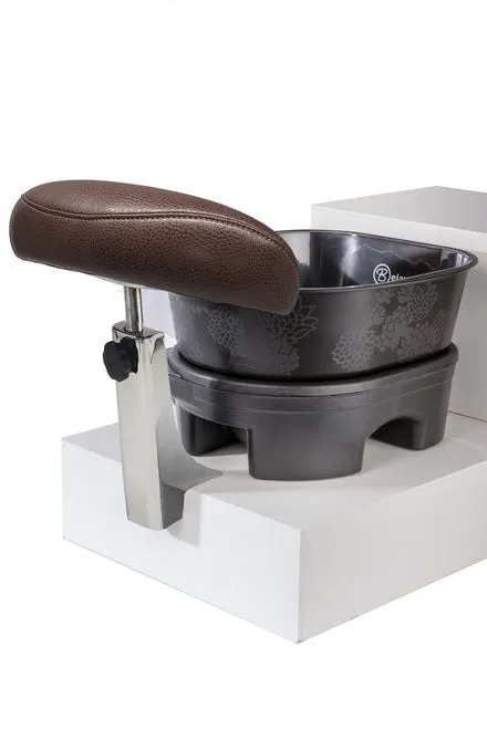 Belava Mounting Footrest Chrome Coating in Custom Color Upholstery