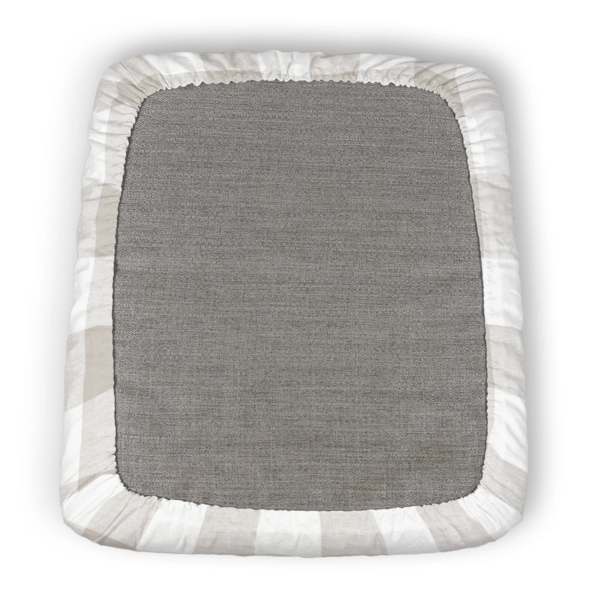 Bench Seat Custom Elastic Fitted & Protective Cushion Cover - Cotton Buffalo Plaid