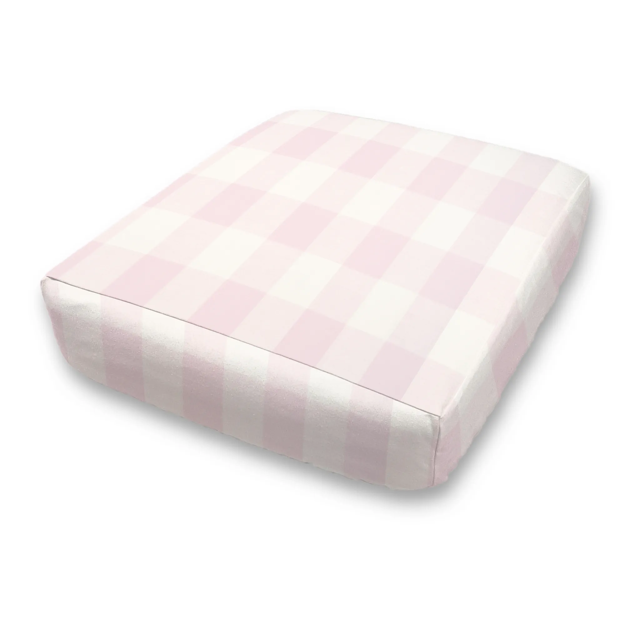Bench Seat Custom Elastic Fitted & Protective Cushion Cover - Cotton Buffalo Plaid