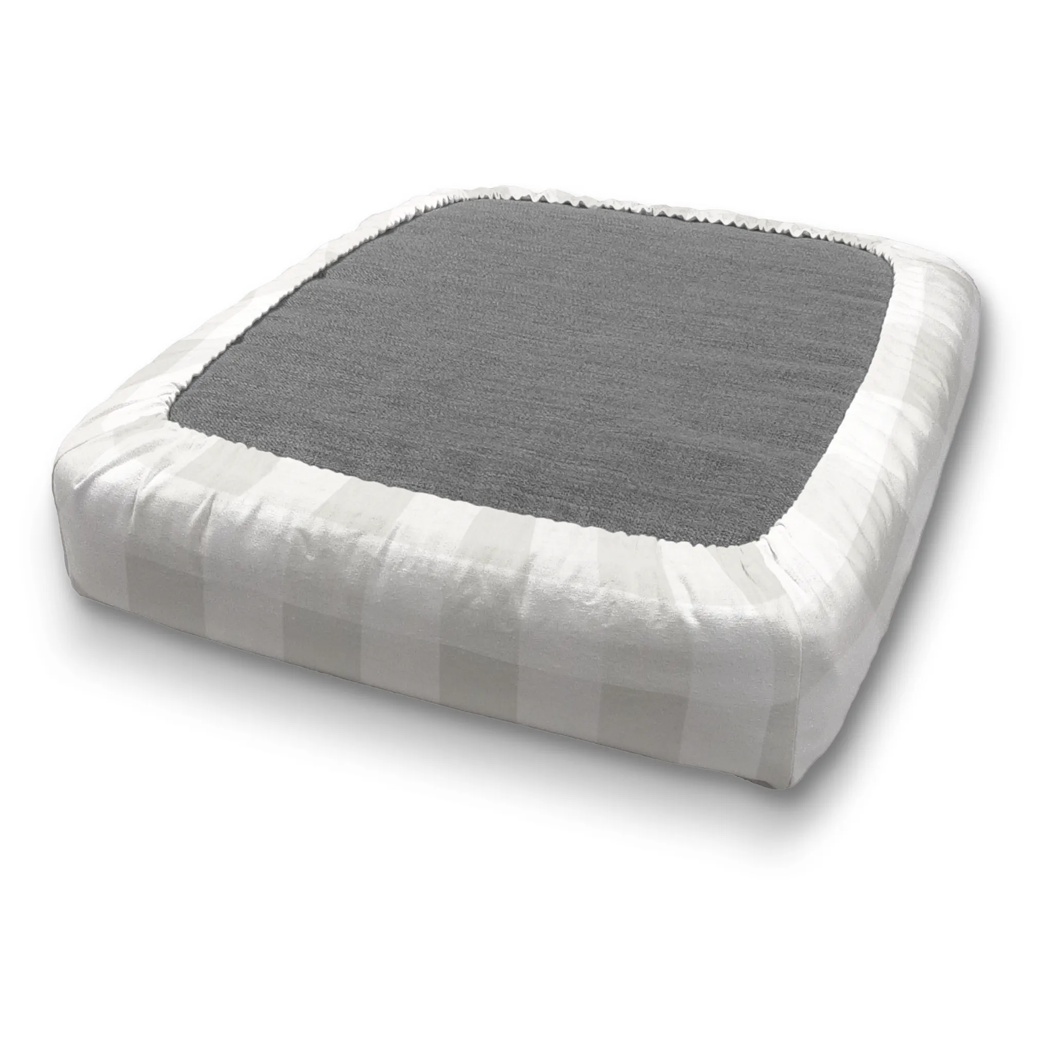 Bench Seat Custom Elastic Fitted & Protective Cushion Cover - Cotton Buffalo Plaid