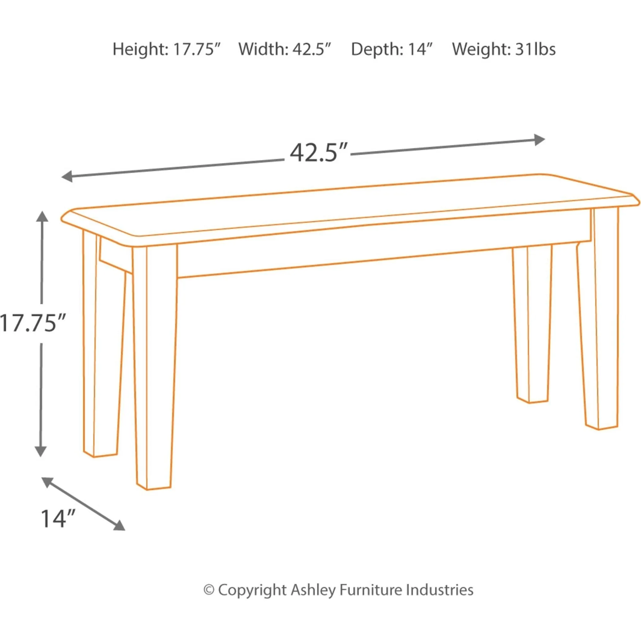 Berringer Dining Bench