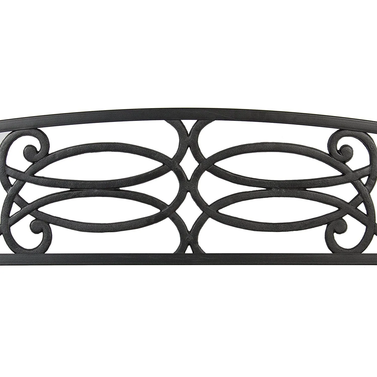 Best Choice Products 50&quot; Outdoor Patio Garden Bench Steel Frame Park Yard Porch Furniture