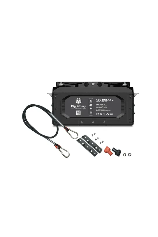BigBattery | 48V HUSKY 2 Bundle | LiFePO4 Lithium Battery 5.12KwH 100Ah | For Golf Carts, Utility Vehicles, RVs & Camper Vans [BNDL-B0014]