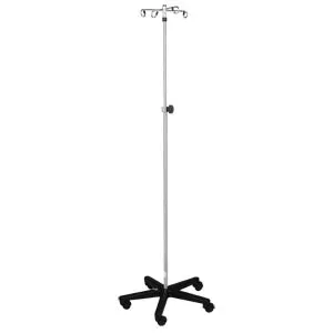 Blickman Iv Stands Stand Iv Cart Washable 4 Hookw/5Leg Base On Casters (Drop)