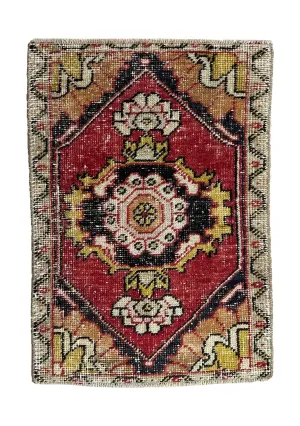 Bozidara - Vintage Turkish Small Rug