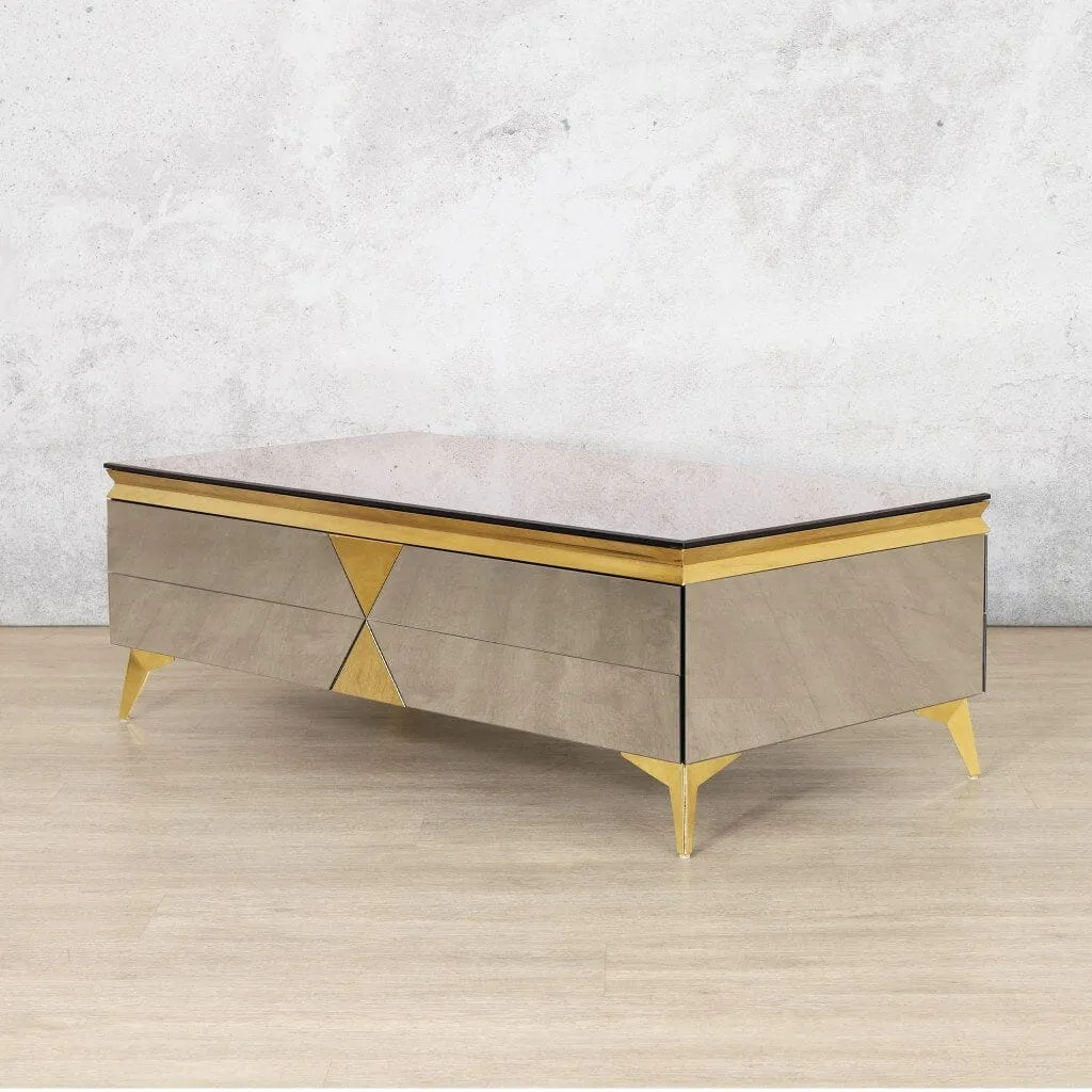 Brooklyn Coffee Table - Black & Gold