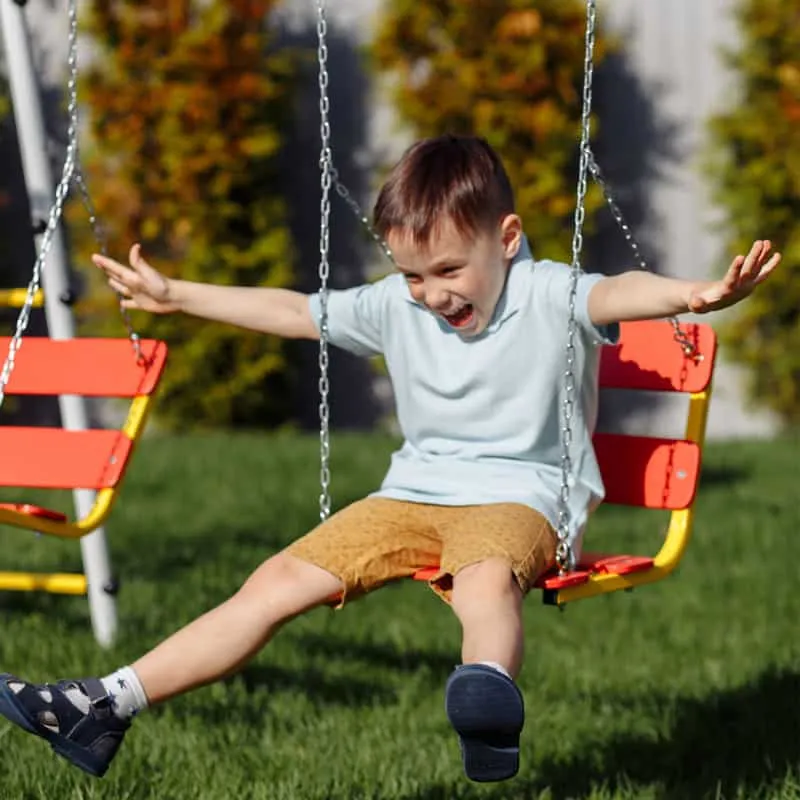 Bucket Seat Chain Swing