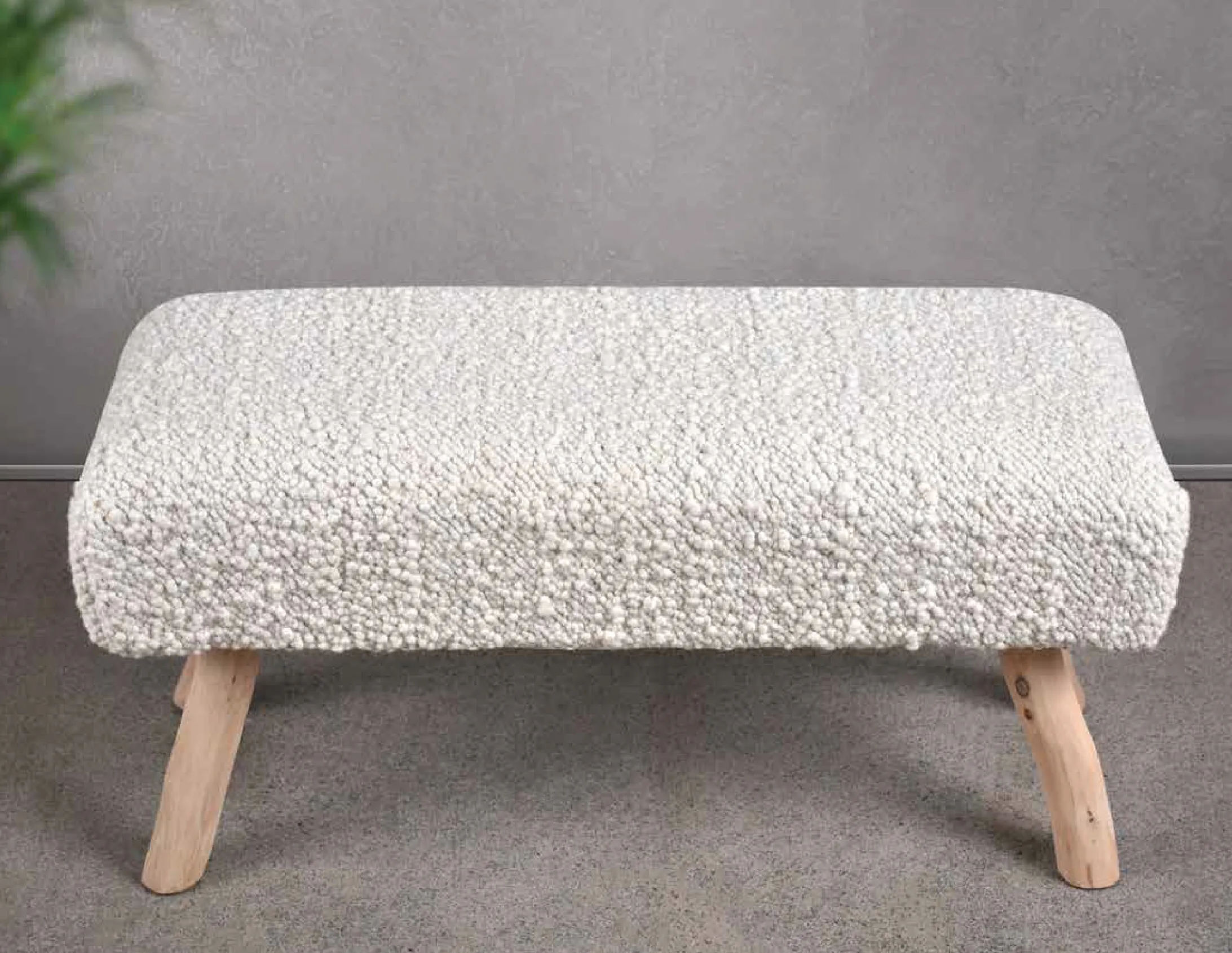 Stylish Bushlane Wooden Bench - Modern Furniture Piece, 120 x 40 x 50 cm
