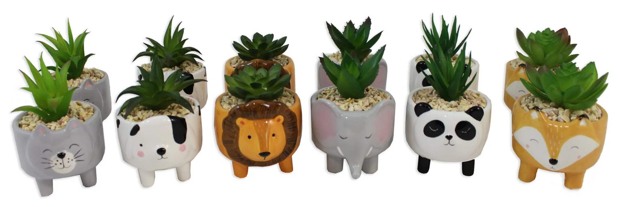 Ceramic Animal Planter (Assorted)