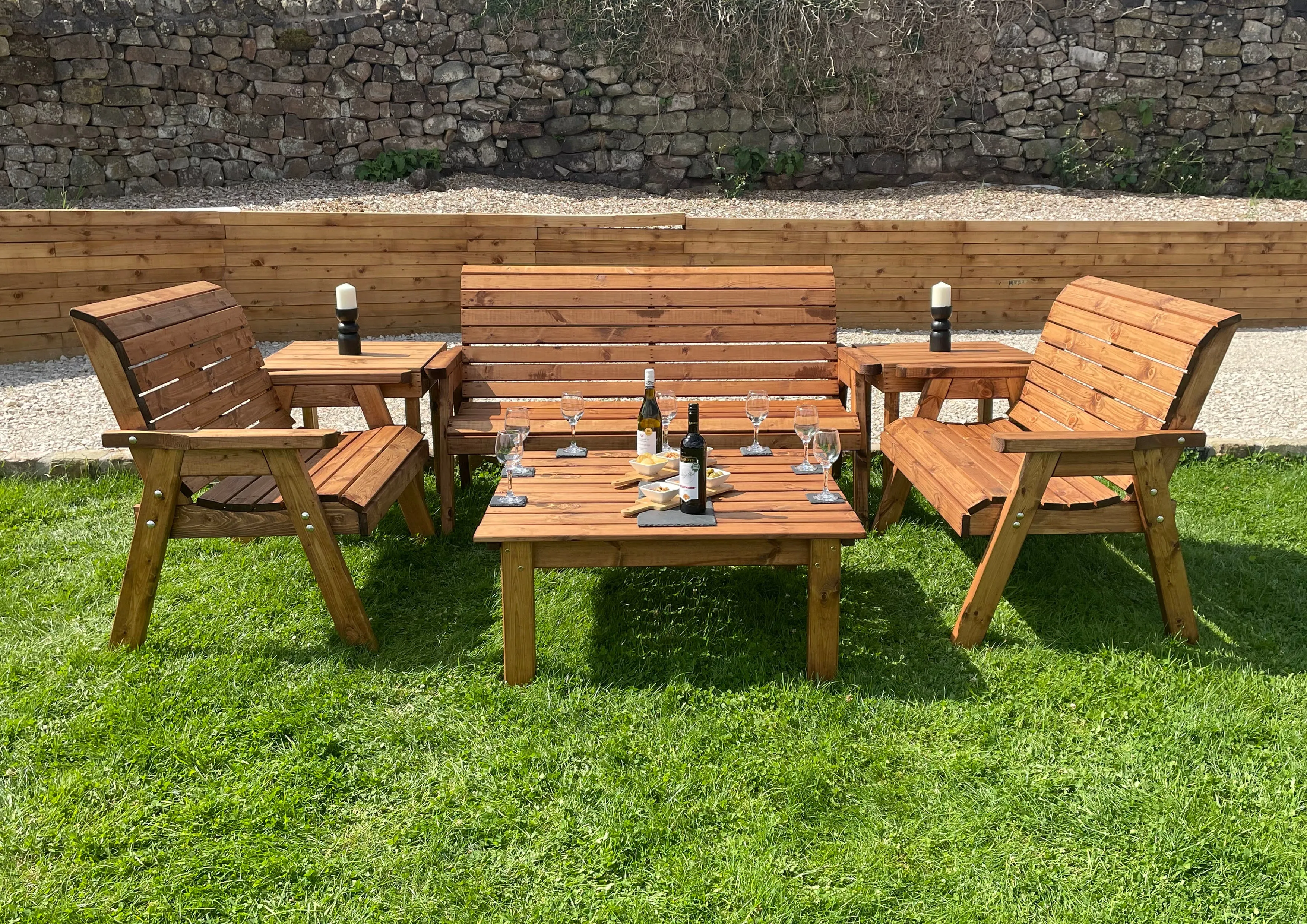 Charles Taylor Seven Seater Balmoral Deluxe Set with Coffee Table