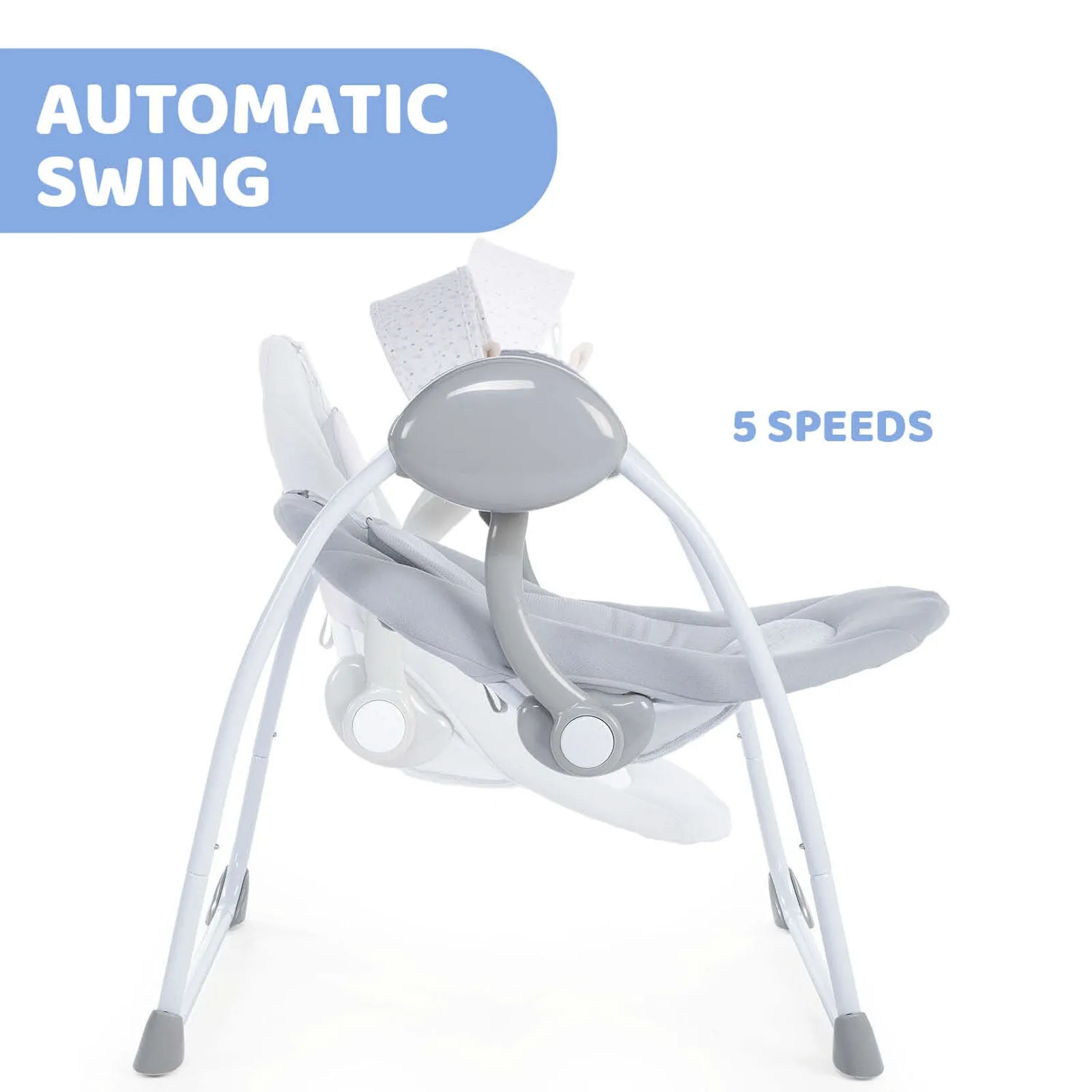 Chicco Swing Relax and Play - Cool Grey
