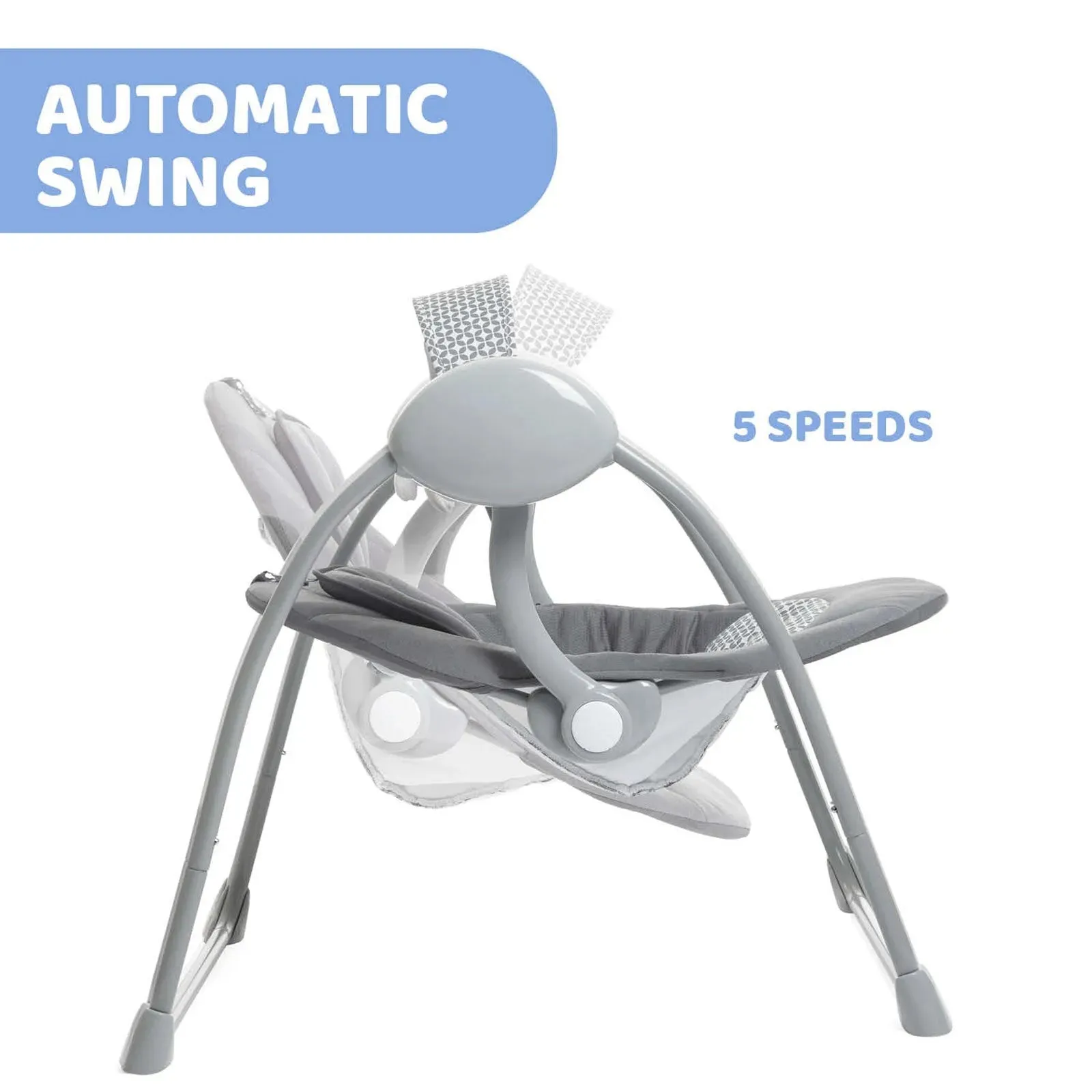 Chicco Swing Relax and Play - Dark Grey