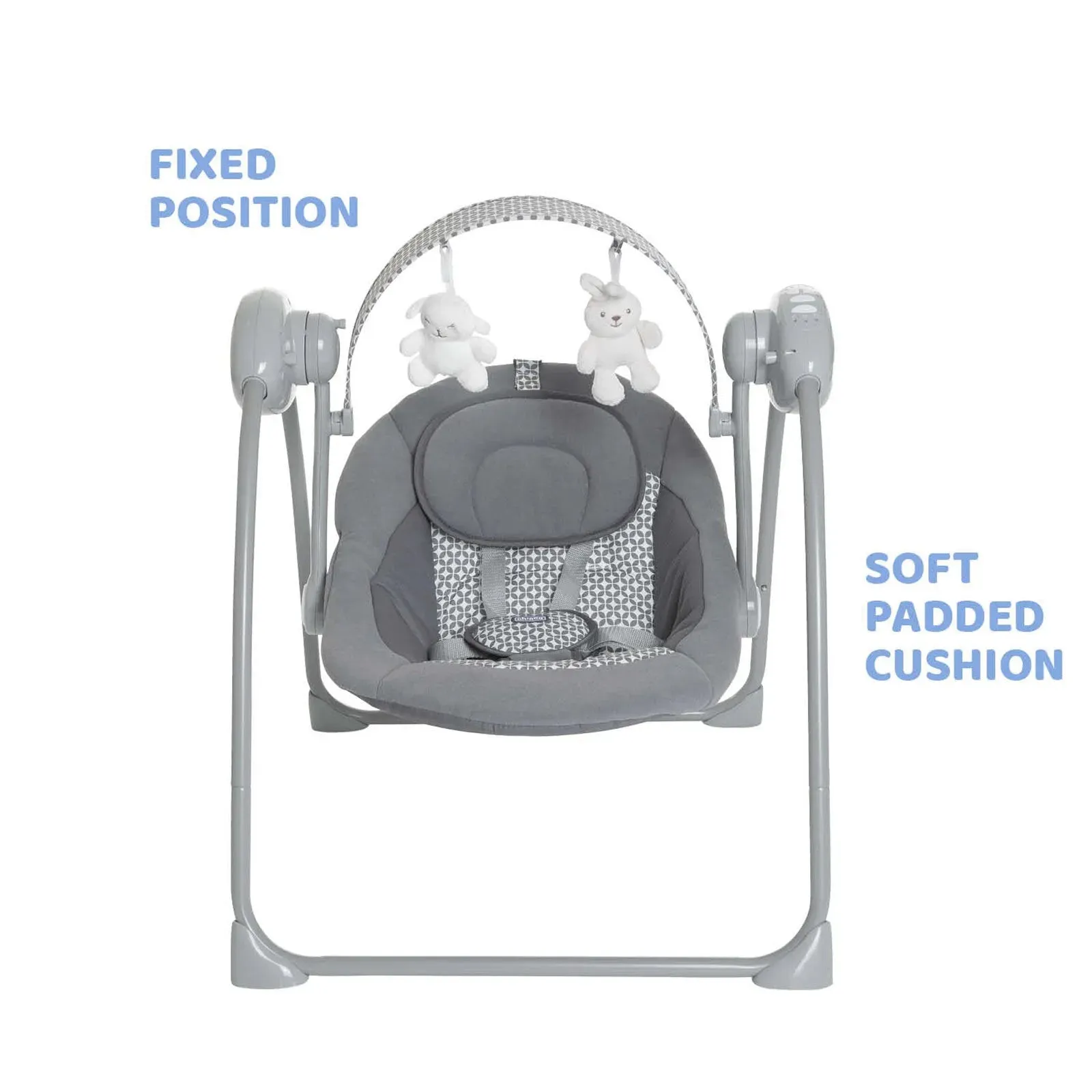 Chicco Swing Relax and Play - Dark Grey