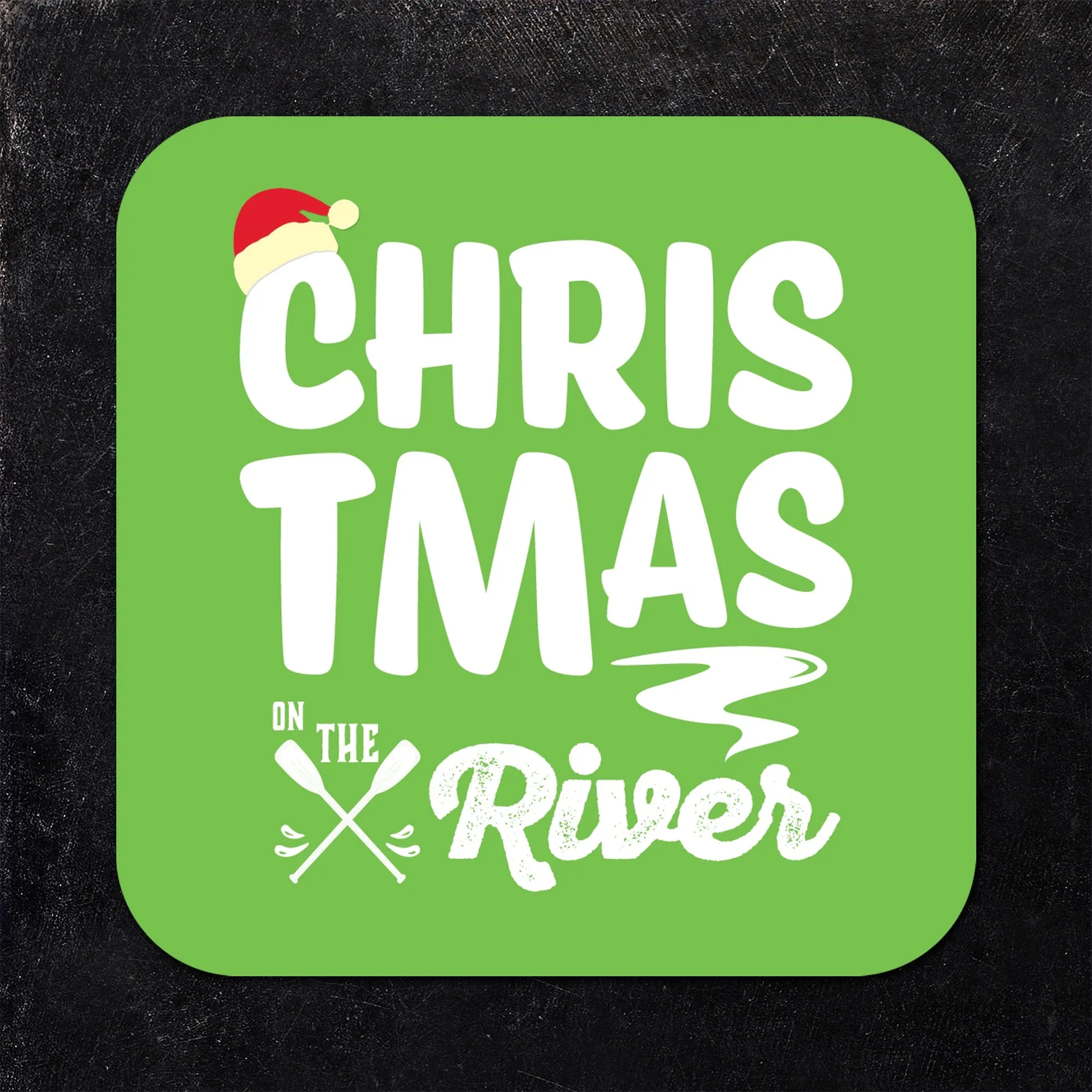 Christmas on the River Assorted Paper Coaster Set