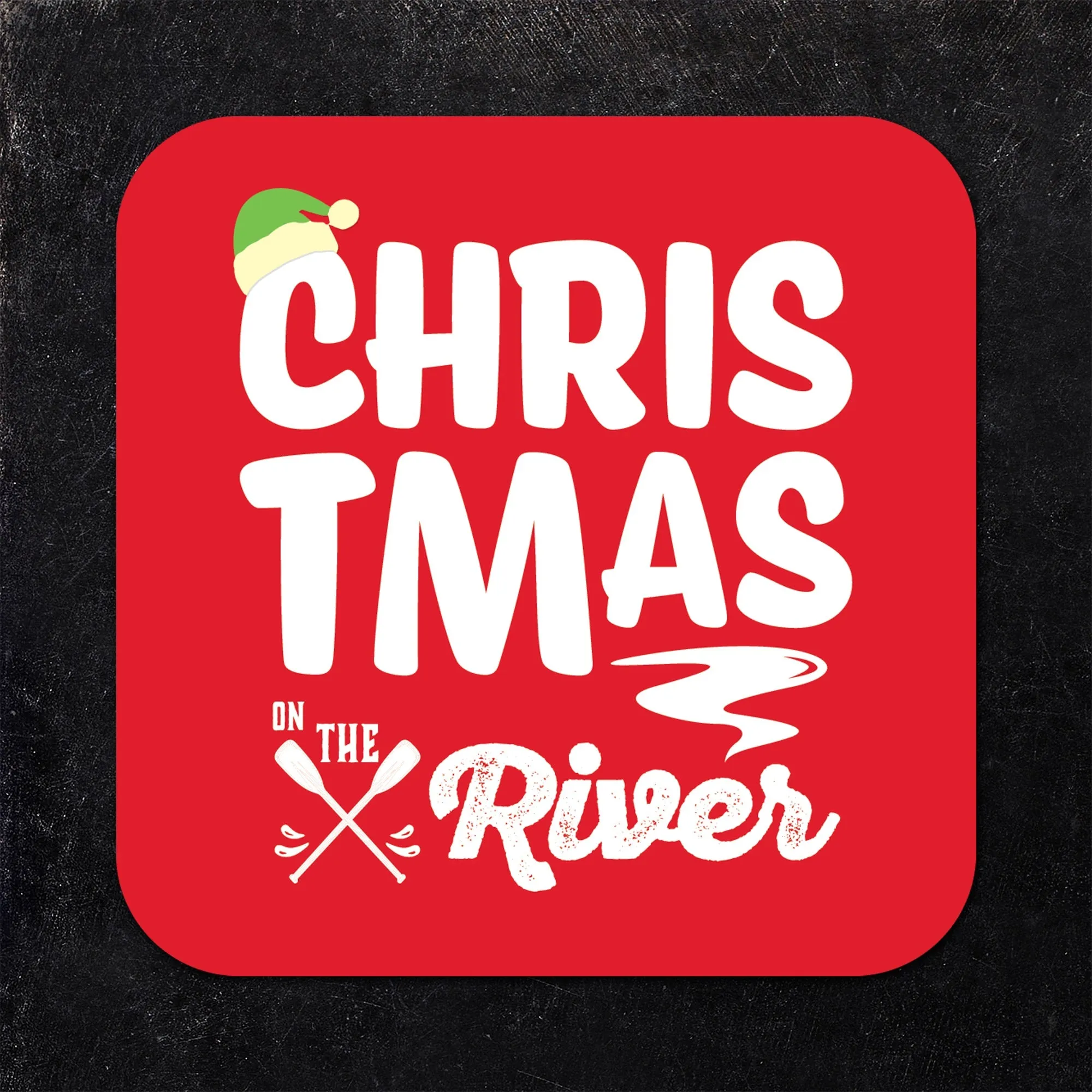 Christmas on the River Assorted Paper Coaster Set