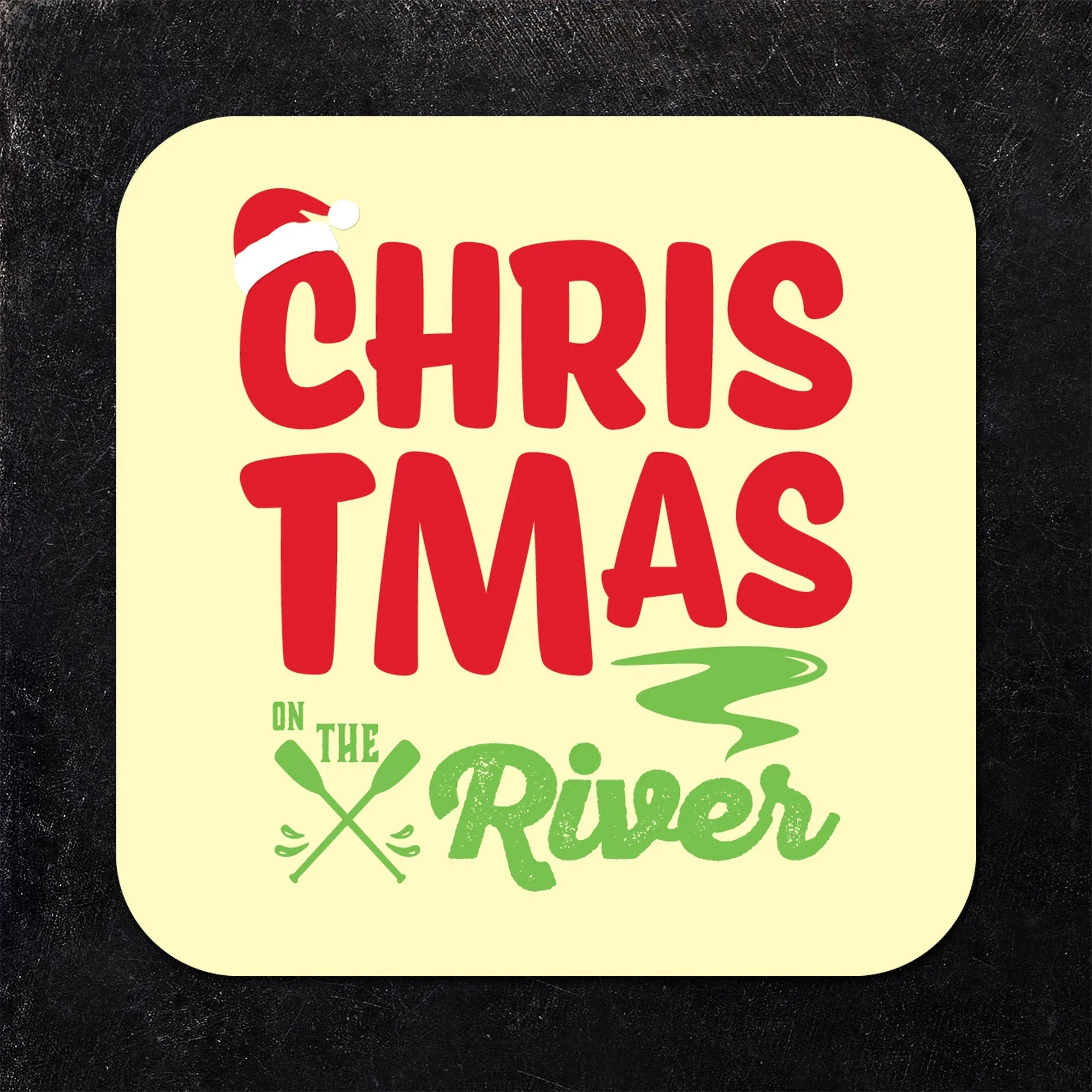 Christmas on the River Assorted Paper Coaster Set