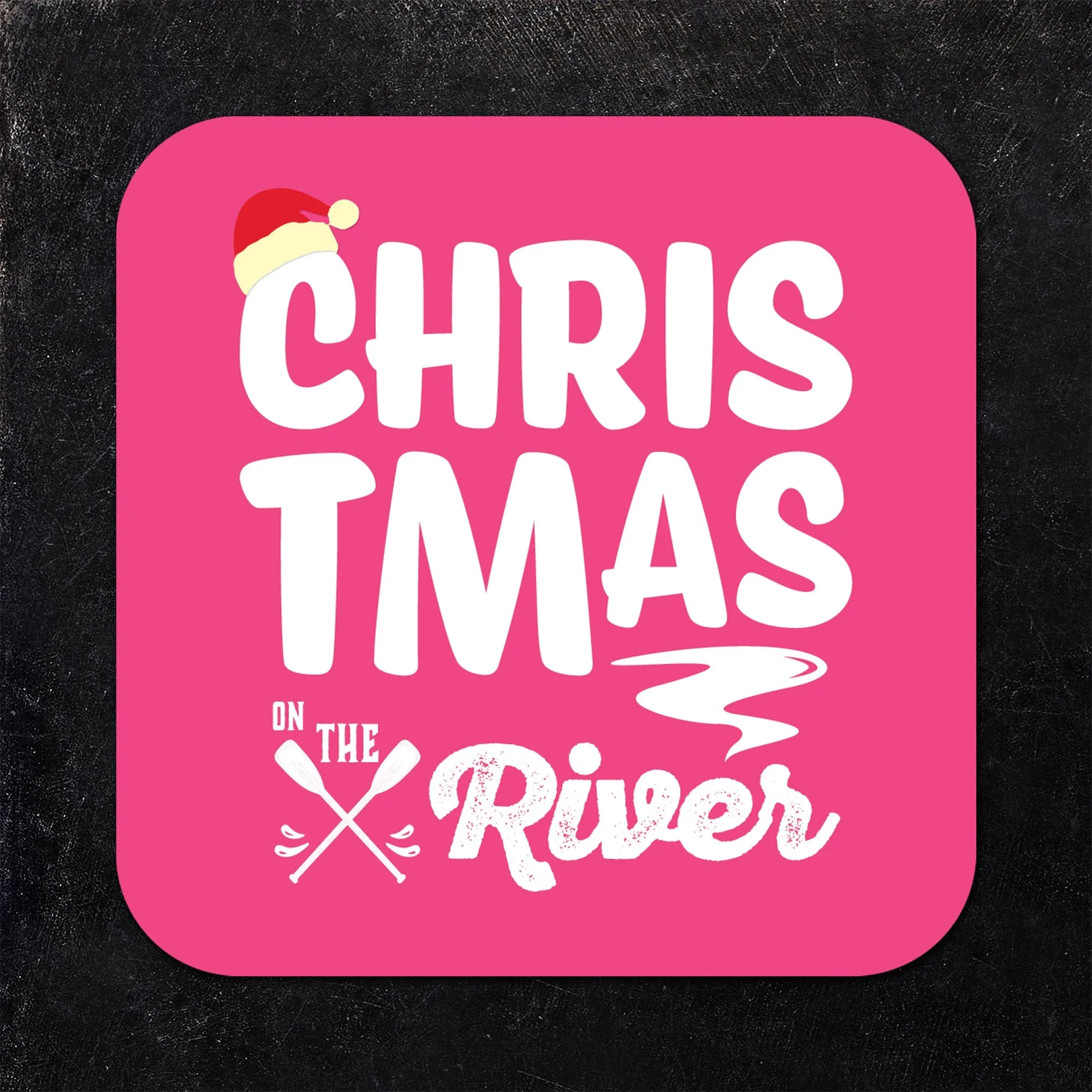 Christmas on the River Assorted Paper Coaster Set