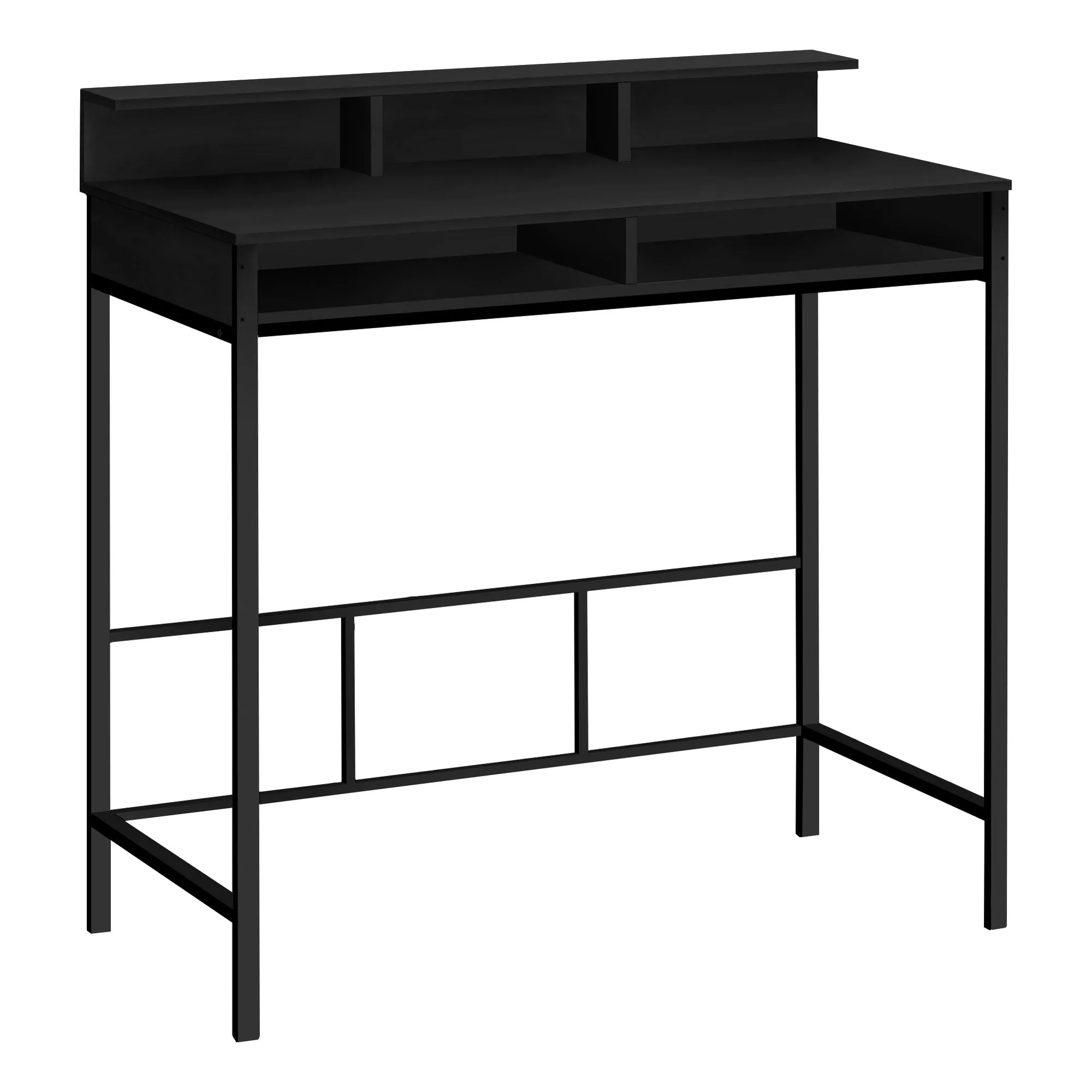 Computer Desk - 48"L / Black / Black Standing Height