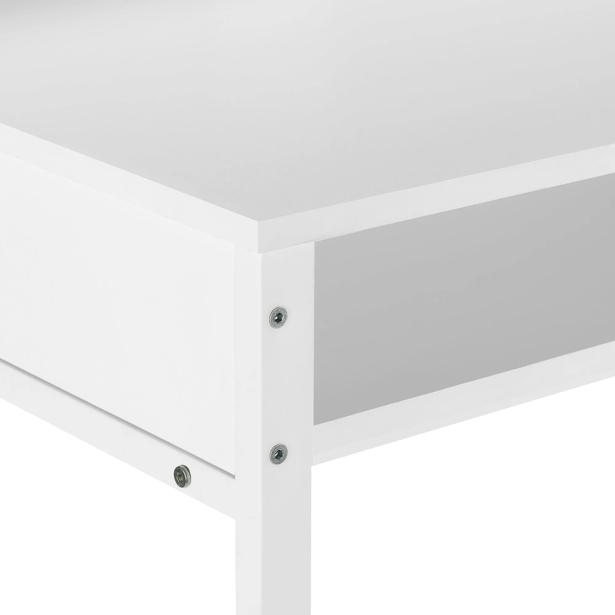 Computer Desk - 48"L / White / White Standing Height