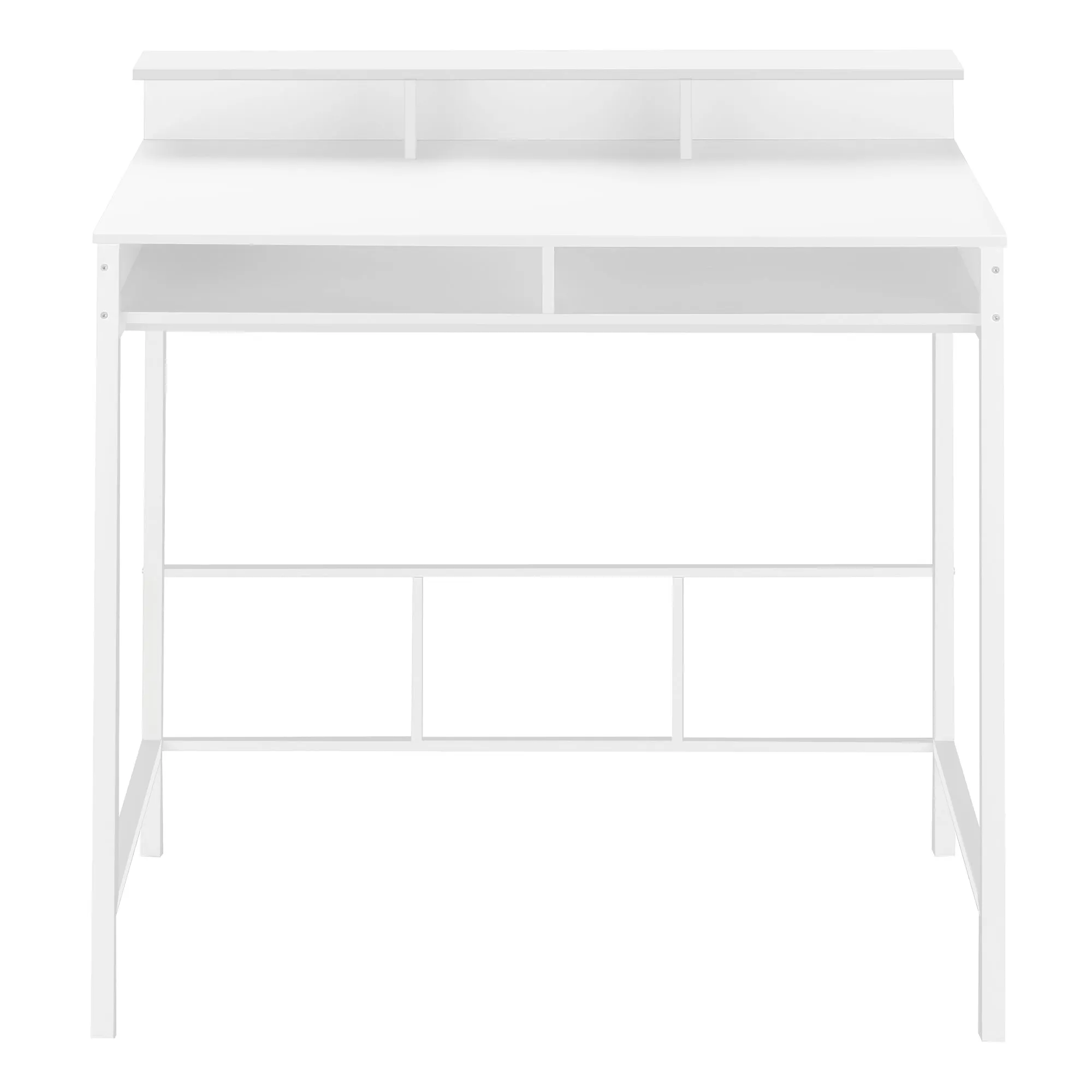 Computer Desk - 48"L / White / White Standing Height