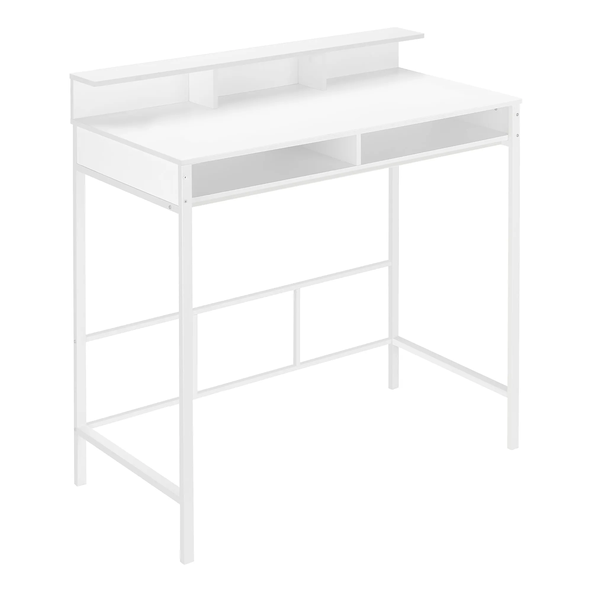 Computer Desk - 48"L / White / White Standing Height
