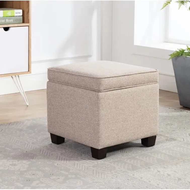 Daicy Ottoman Foam Cushioned Pouffe Puffy for Foot Rest Home Furniture